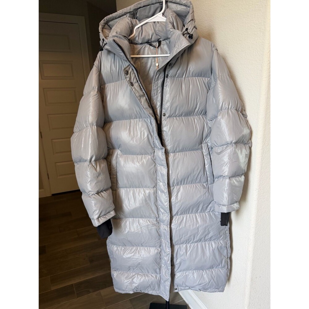 Quince Responsible Down Long Puffer Jacket / Feather Grey /L